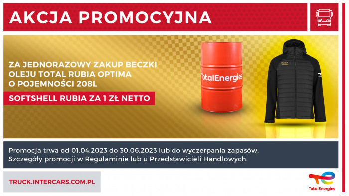 Kup beczkę oleju TotalEnergies i otrzymaj softsell za złotówkę